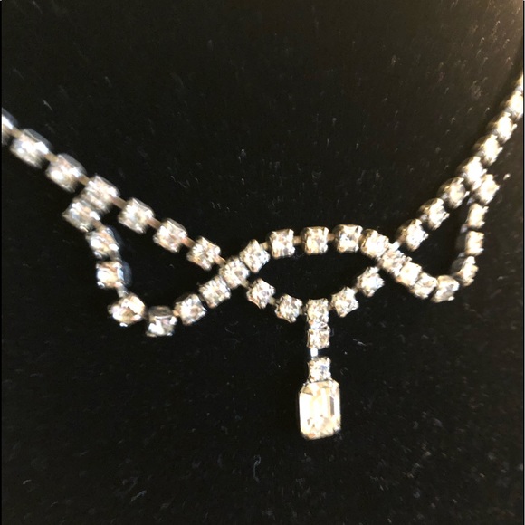 PROM Season is here! Rhinestone necklace and earrings!✨ - Picture 2 of 4